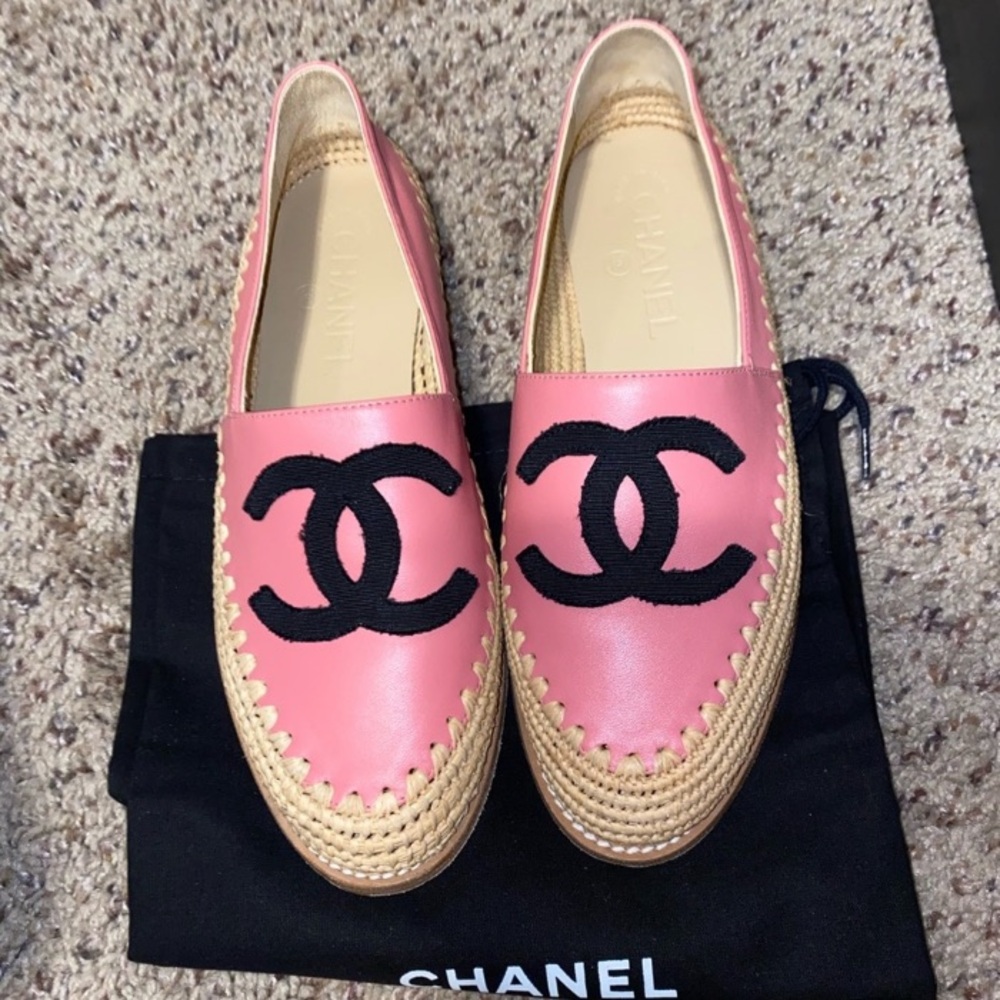 🍁Autumn Sale🍁  Chanel Espadrilles Authentic gifted, but not my style.